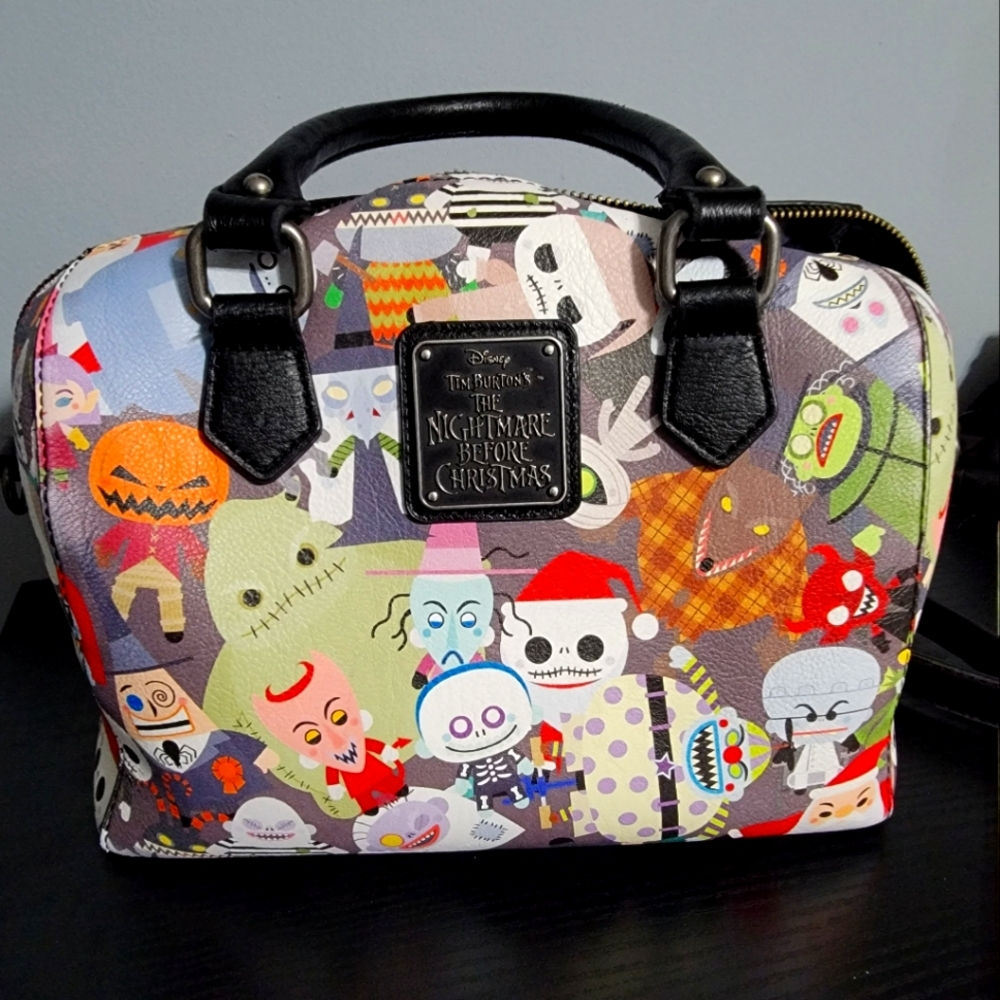 Chibi 25th anniversary nightmare before christmas loungefly handbag